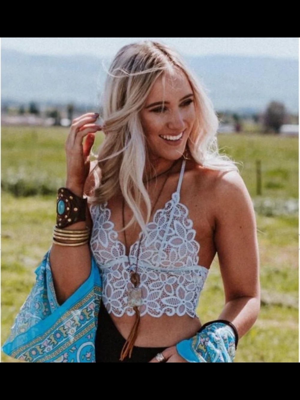 Three Bird Nest White Lace Camisole Bralette